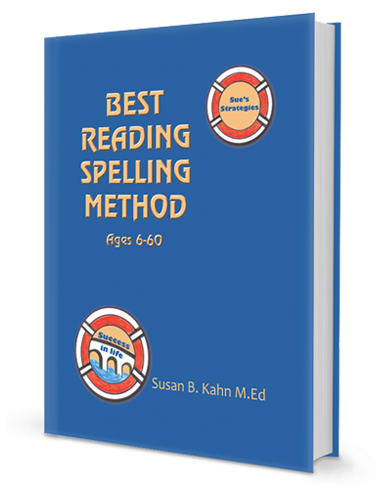a blue book titled best reading spelling method ages 6 to 60