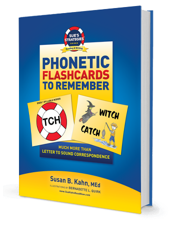 a book titled phonetic flashcards to remember by susan b. kahn , md by Sues Strategies
