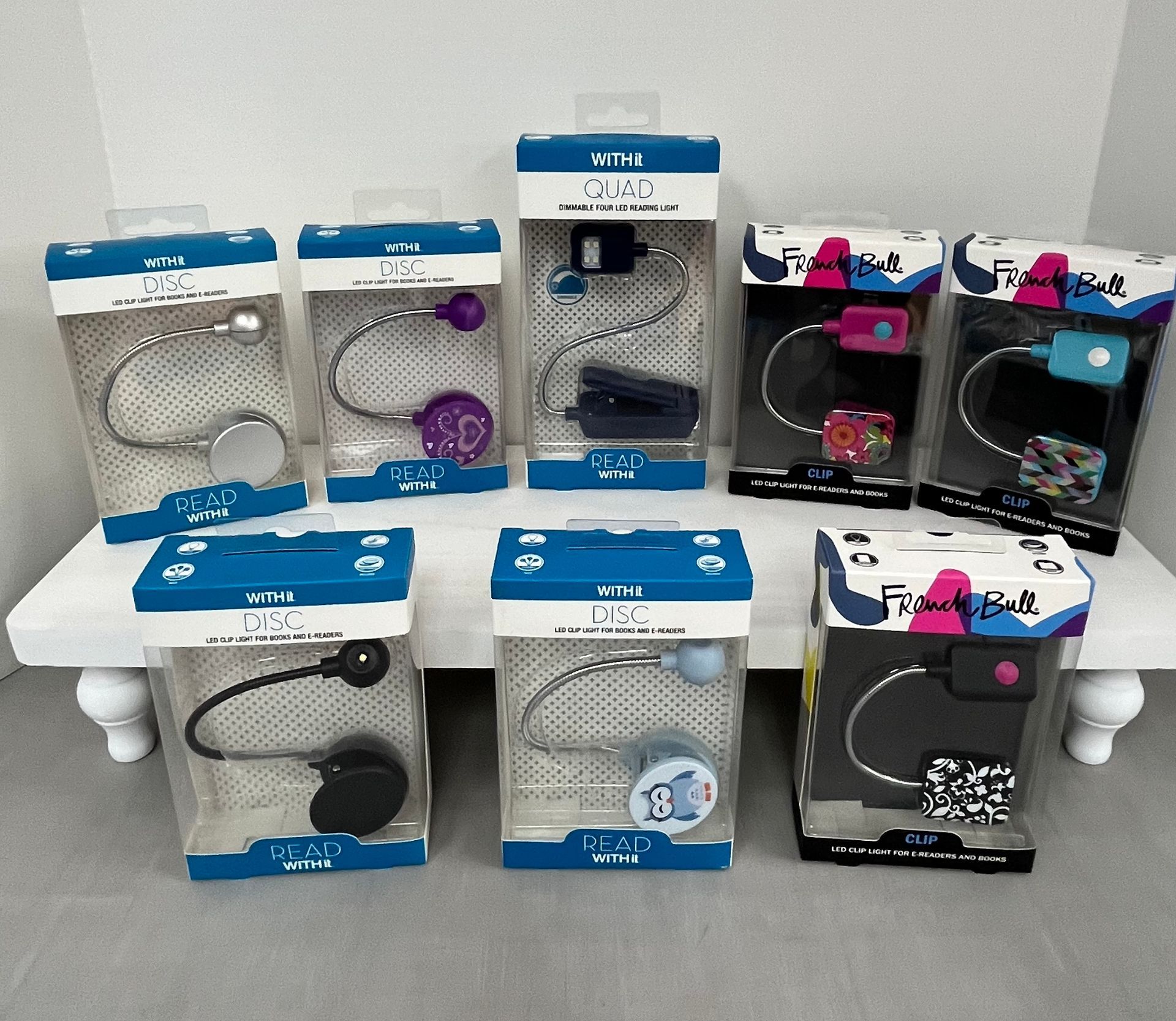 a bunch of different types of headphones are sitting on a table