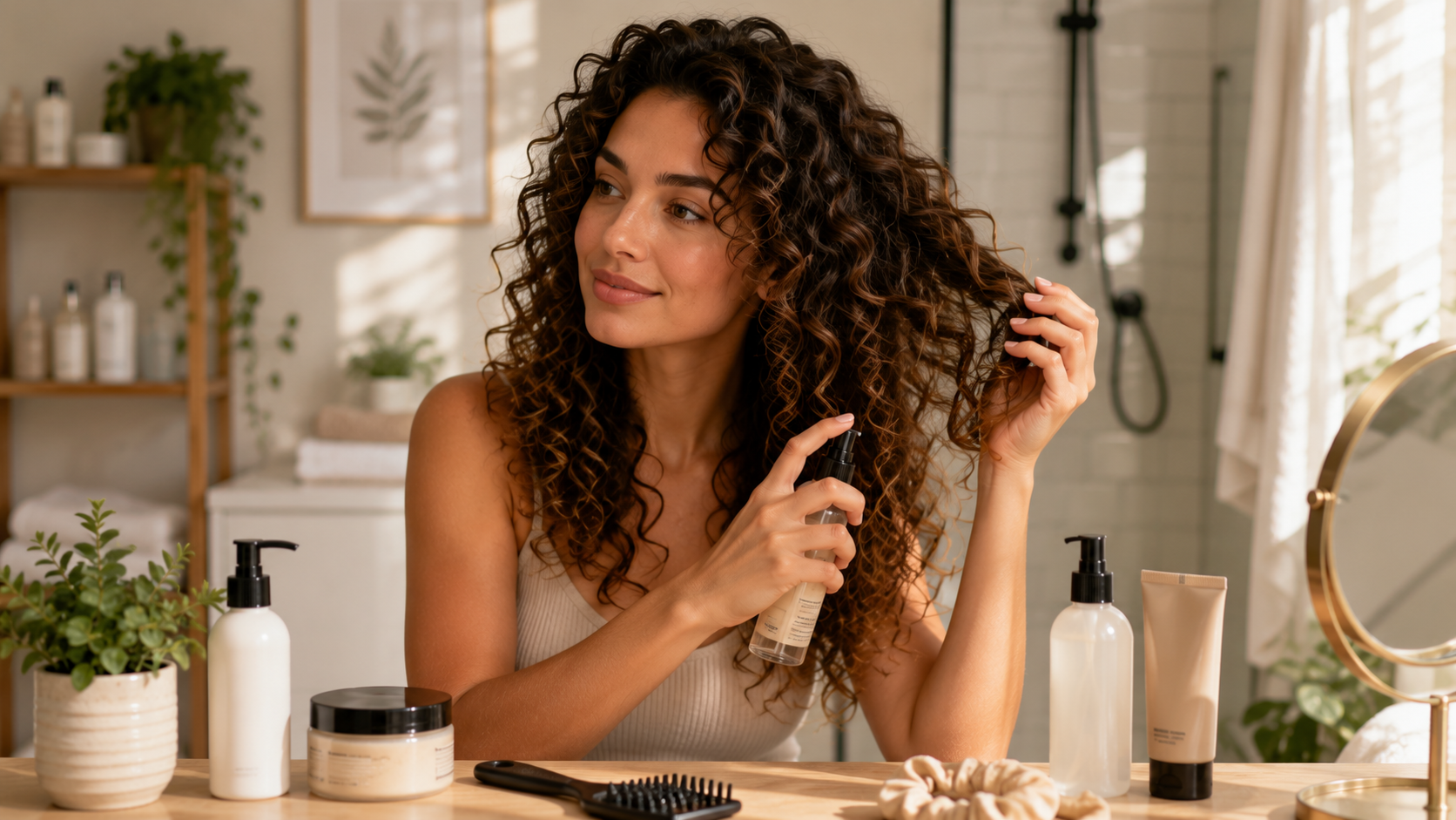 How to Maintain Curly Hair Between Salon Visits