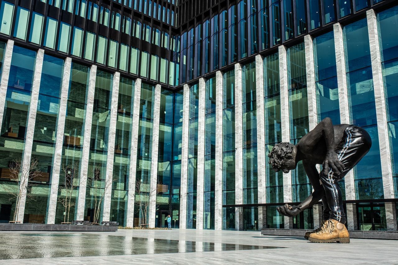 De rechtbank Amsterdam aan de Parnassusweg