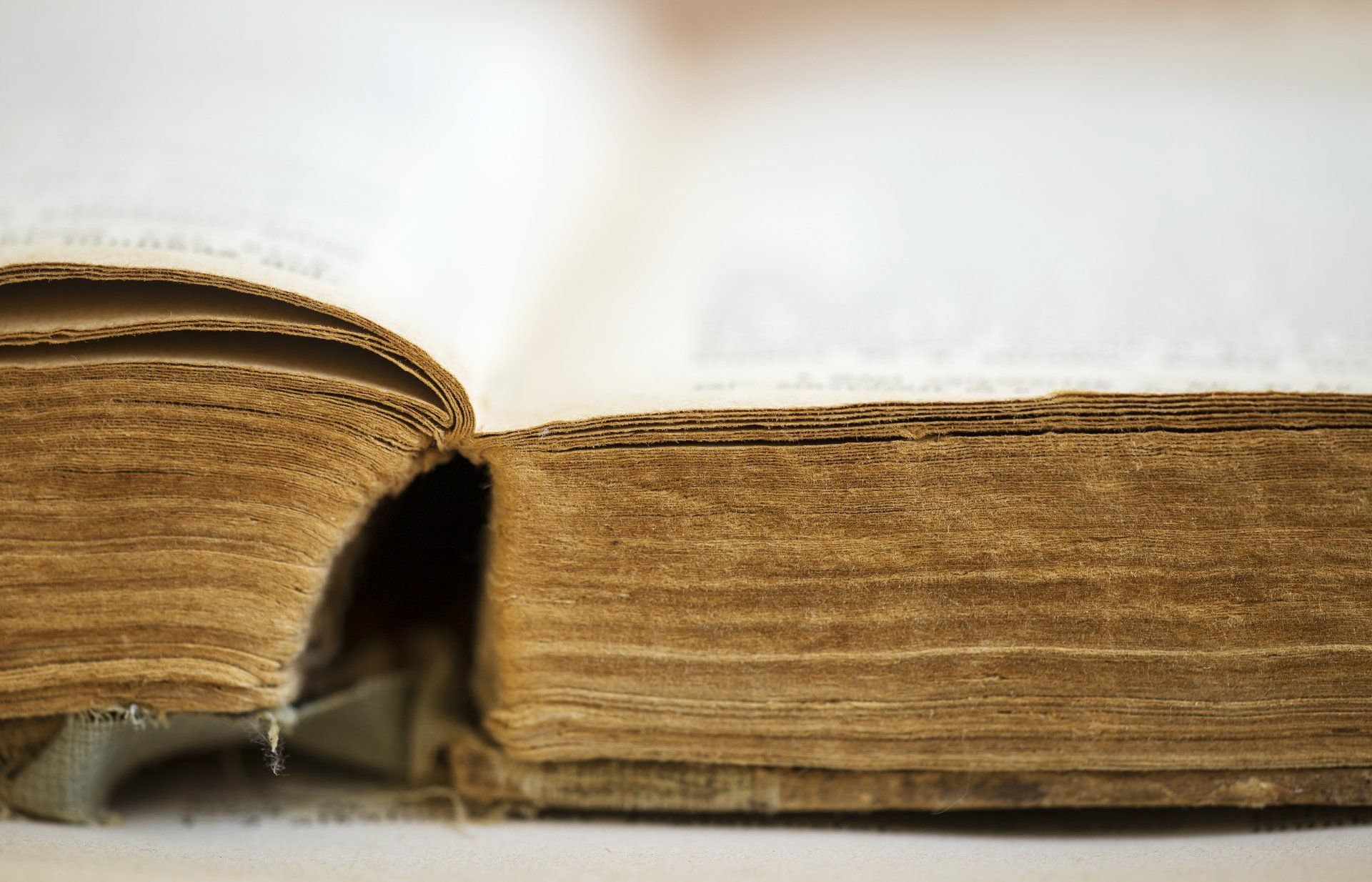 Oud boek, close-up