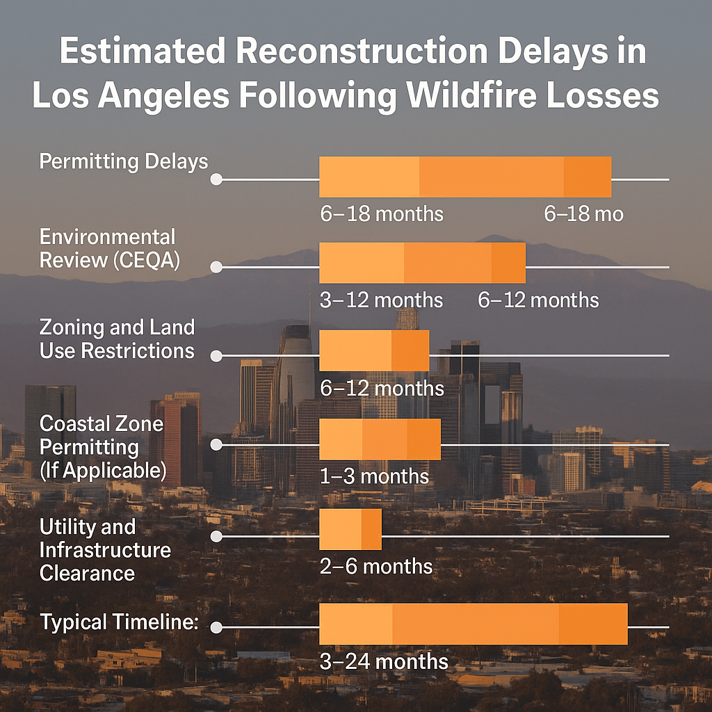 Reconstruction Delays after LA Wildfires