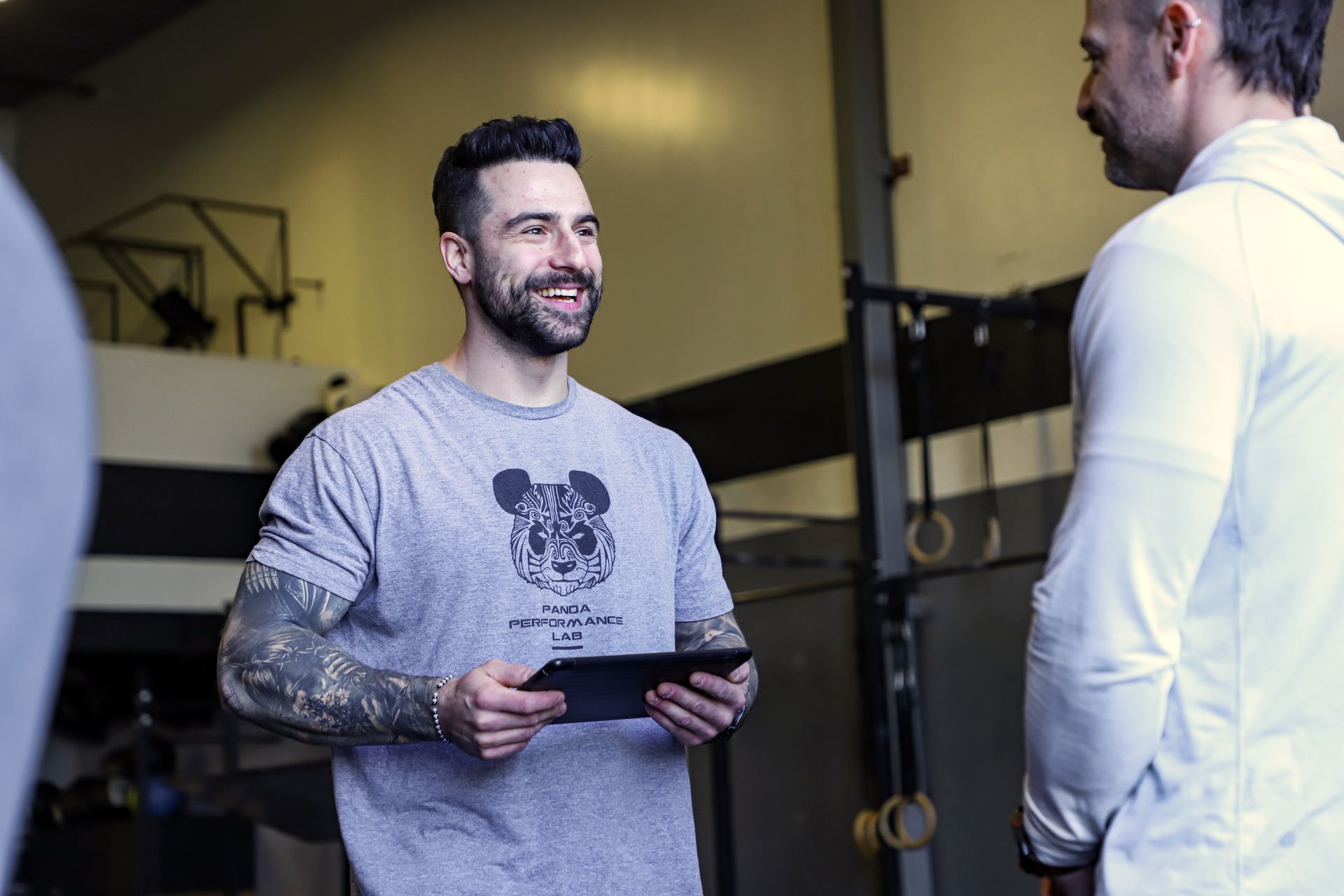 Panda CrossFit Lab head coach David coaching a personal training session