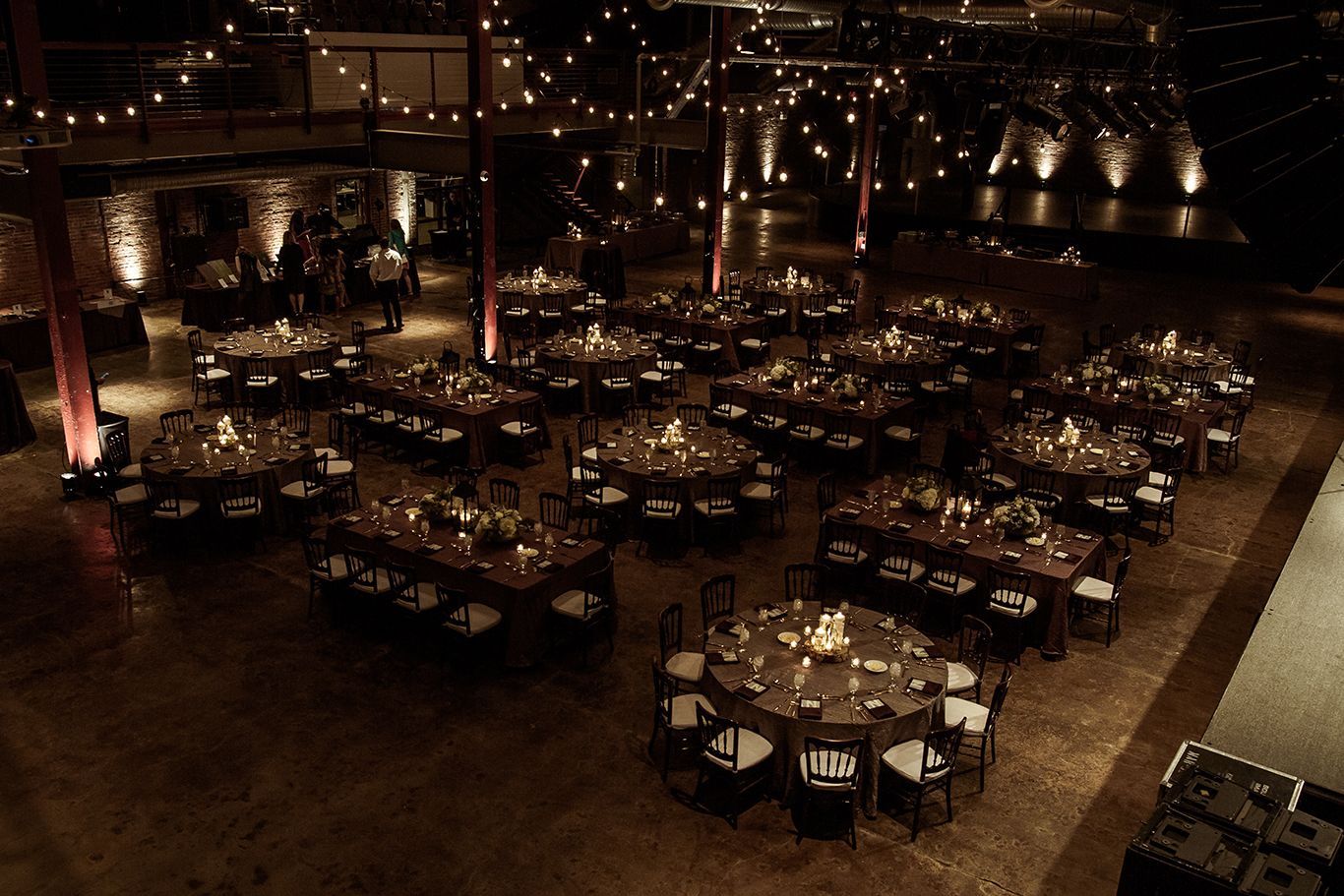 The Raining Season Fundraiser 2017, large room with tables and chairs set up for an event reception by Event Planner Nashville