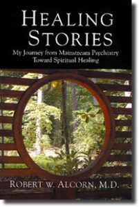 A book titled healing stories by robert w alcorn