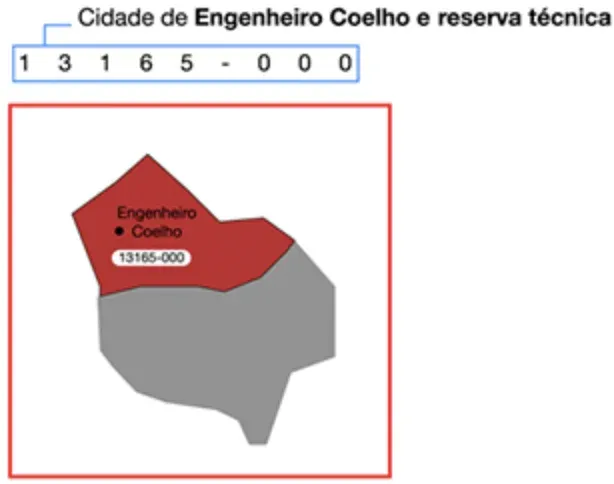 A map of cidade de engenheiro coelho e reserva tecnica