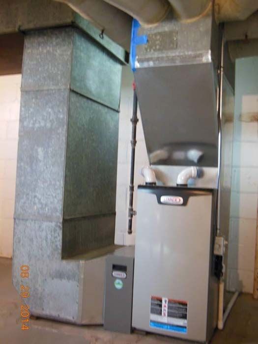 Outdoor central air conditioning unit for home cooling services in Parma Heights