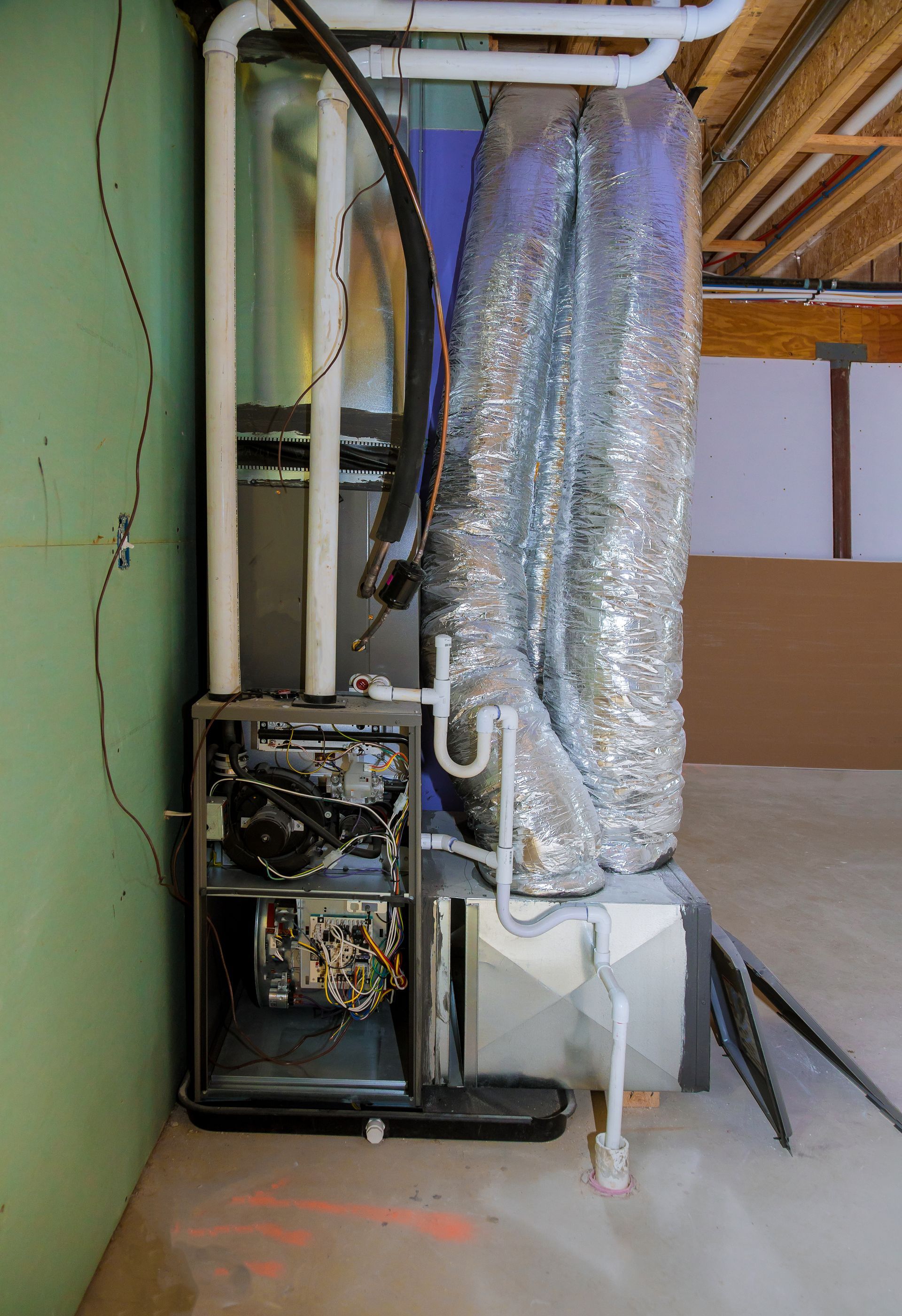 Air conditioning for new homes and finished basements