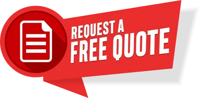 Red banner with 