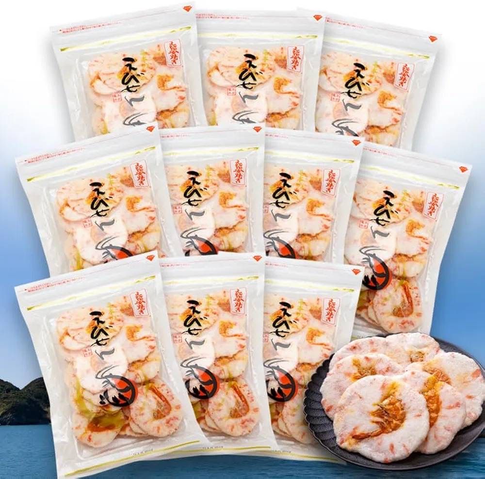 (預購) 日本人氣海味零食 亀本蝦餅 えび姿焼き 180g