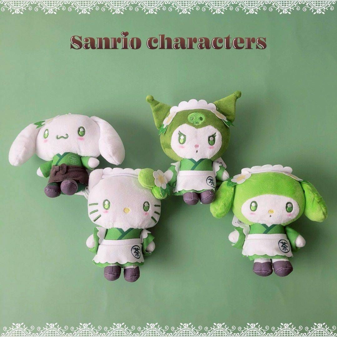 (現貨) 日本三麗鷗  Sanrio 抹茶店員系列  抹茶娃娃吊飾零錢包 小物包