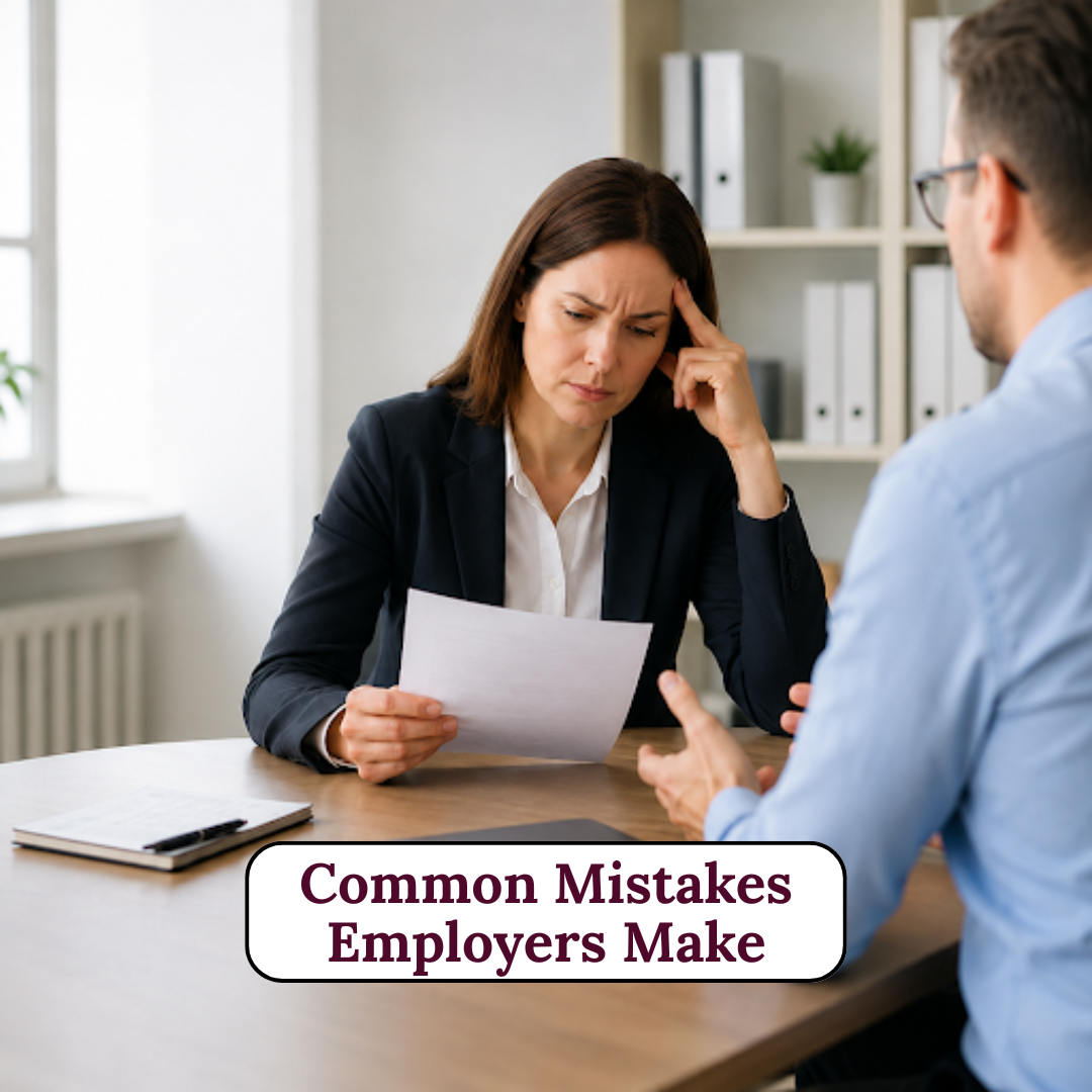 Common Mistakes Employers Make-fosterslegal.co.uk