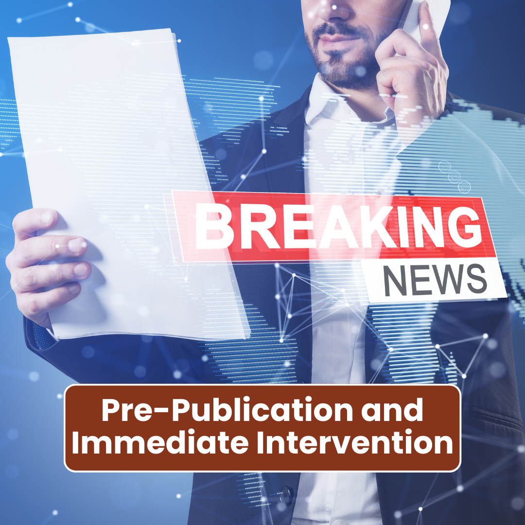 Pre-Publication and Immediate Intervention-fosterslegal.co.uk