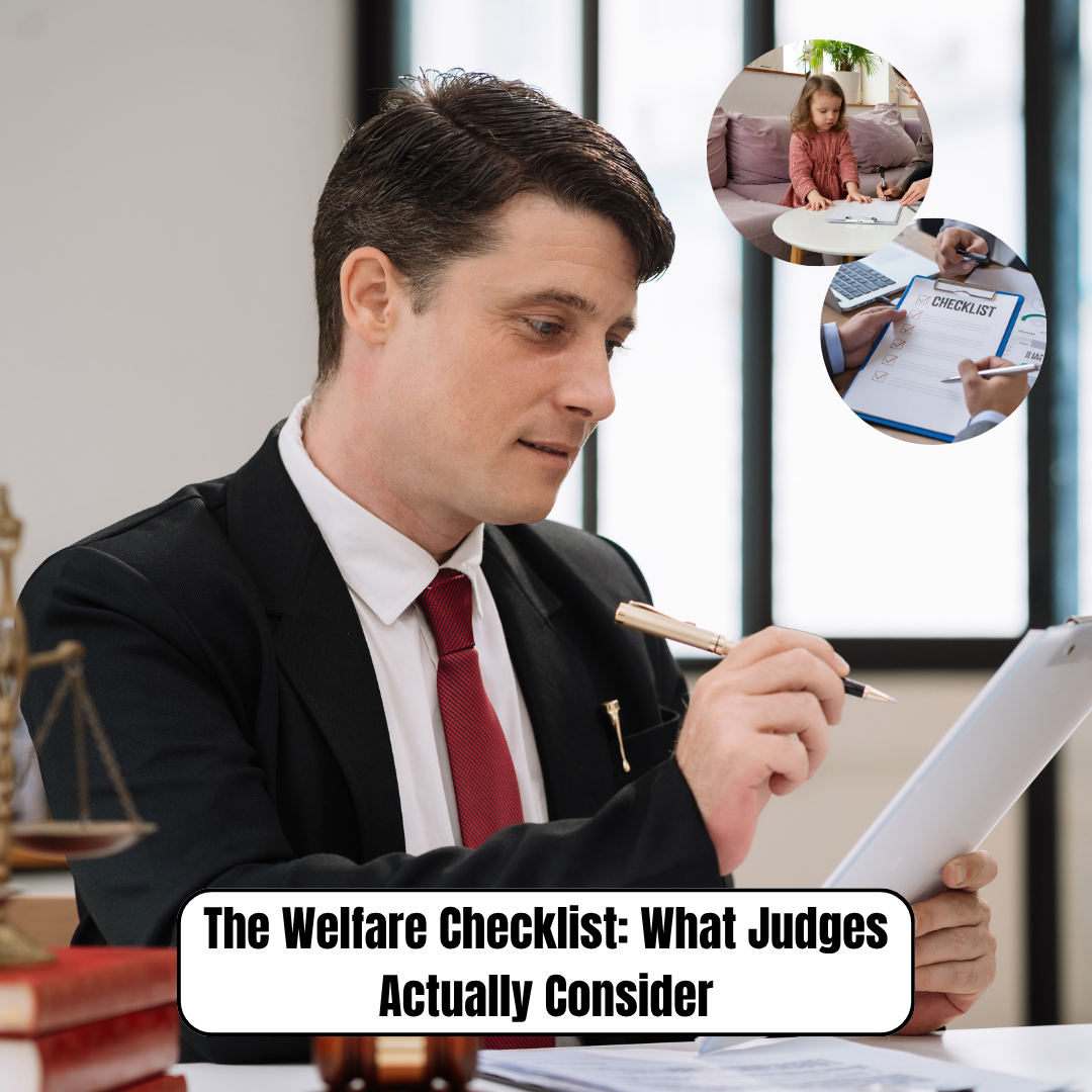 The Welfare Checklist: What Judges Actually Consider-fosterslegal.co.uk