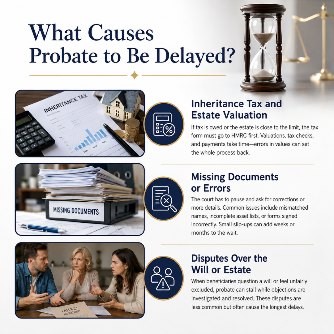 What Causes Probate to Be Delayed-fosterslegal.co.uk