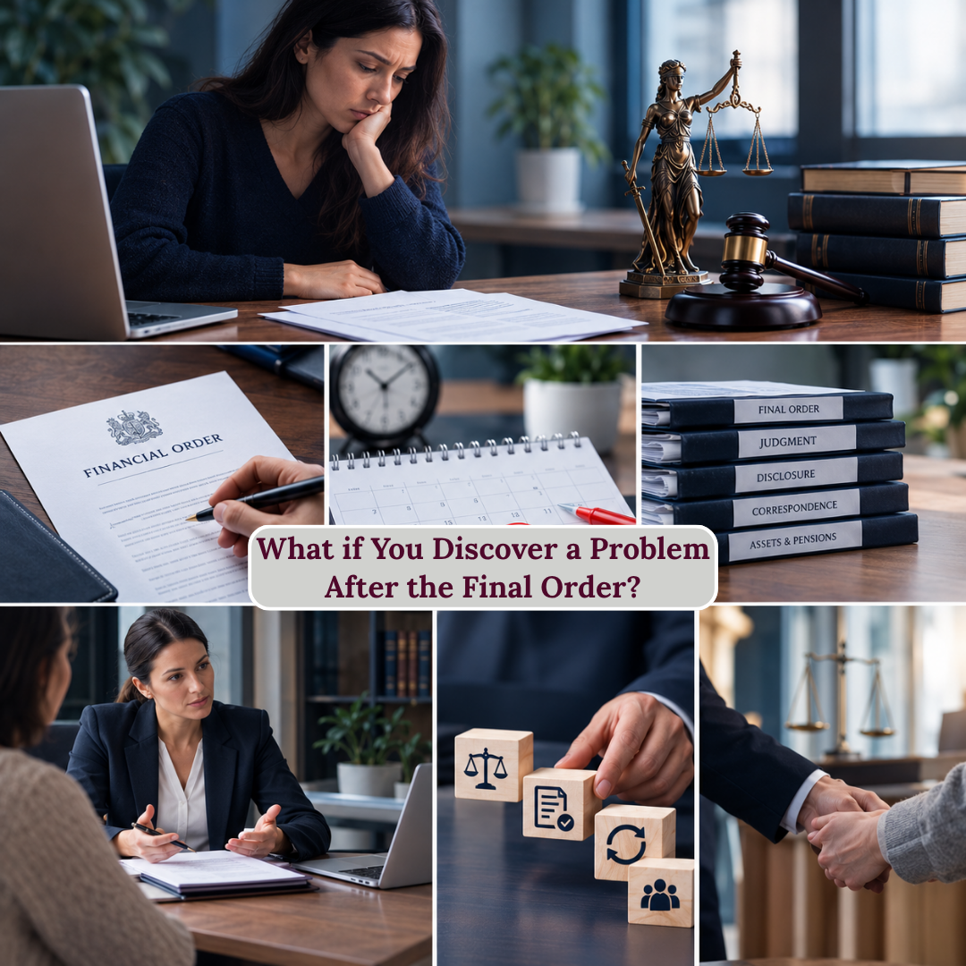 What if You Discover a Problem After the Final Order-fosterslegal.co.uk