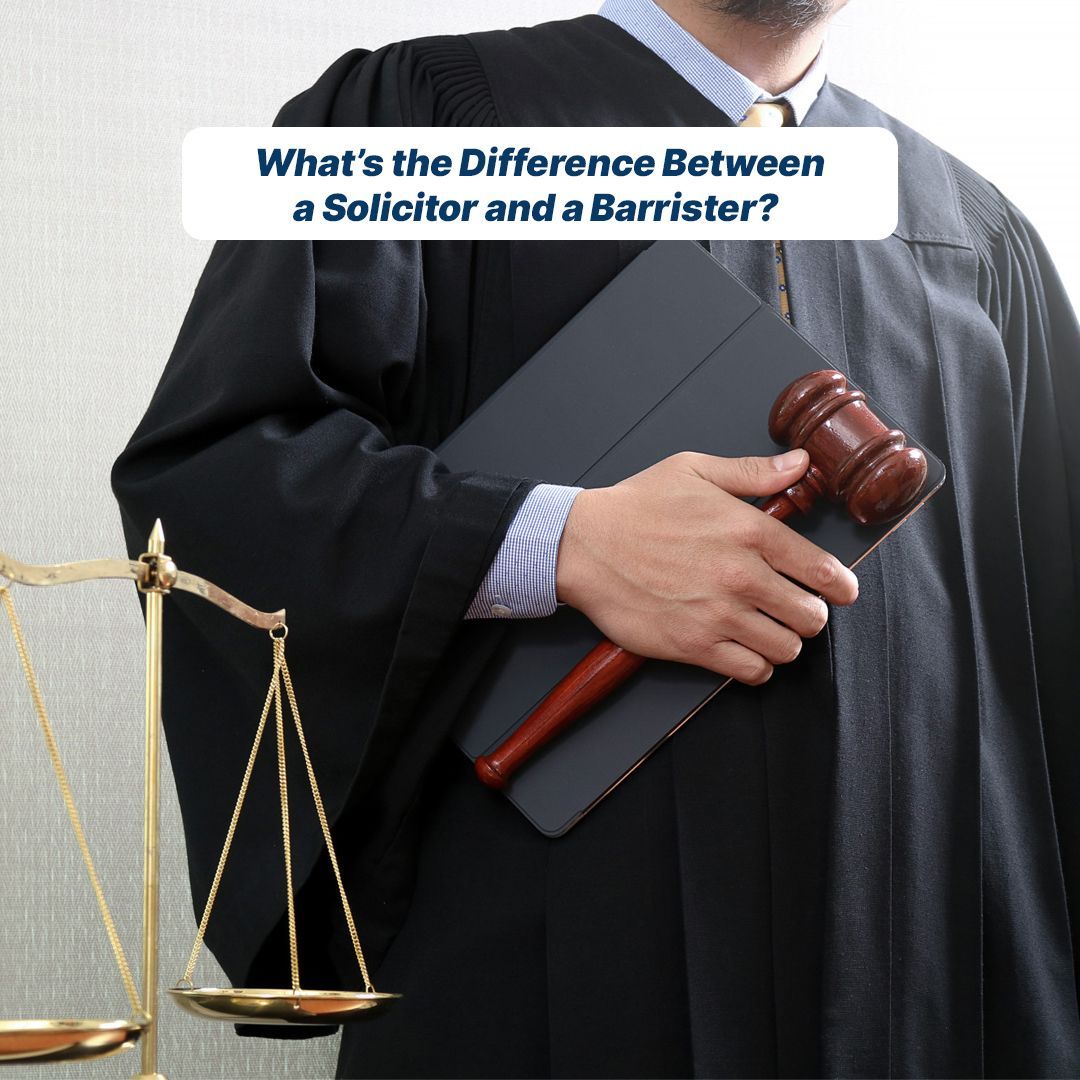 A person in a judge's robe holds a gavel and a tablet. A scale rests in the foreground, and a text box asks, 