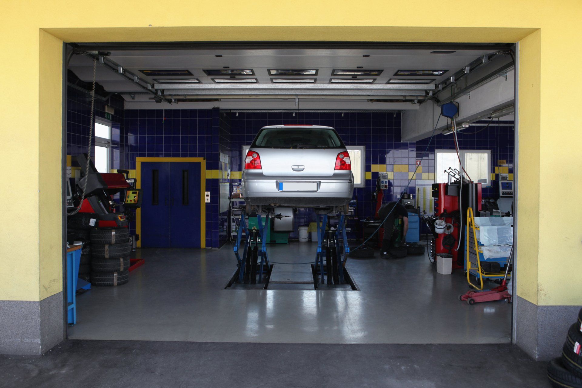 Car Under Repair — Arlington, TX — High Tech Transmission Specialists Car Under Repair — Arlington, TX — High Tech Transmission Specialists