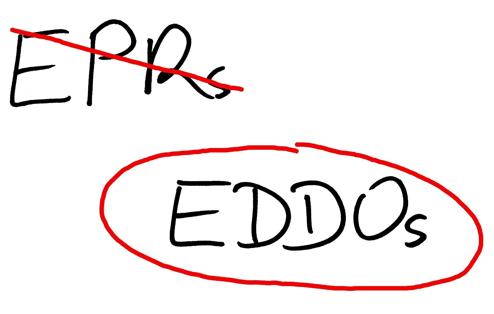 EDDO, not EPR!