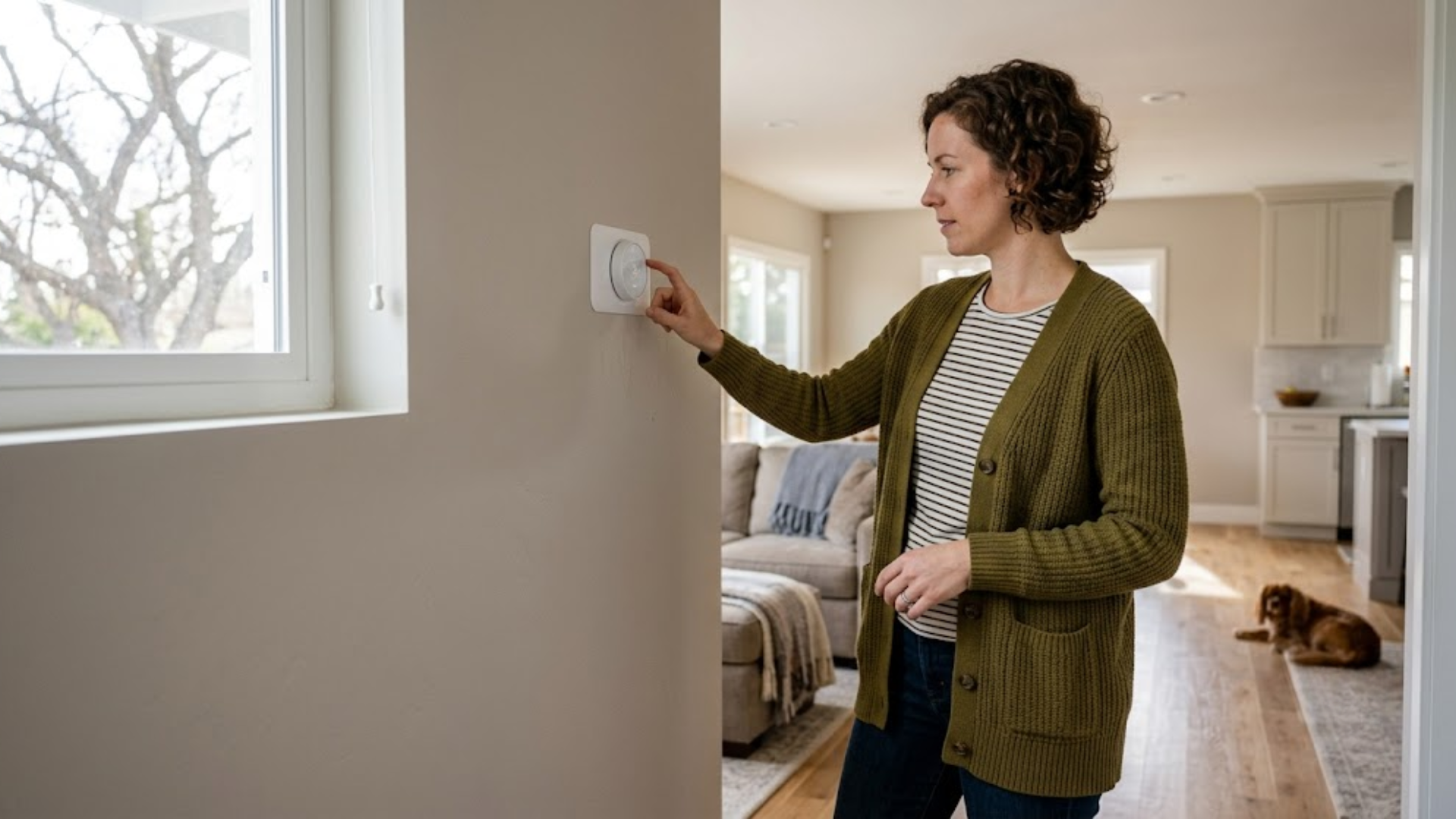 homeowner checking furnace repair signs in Granada Hills CA