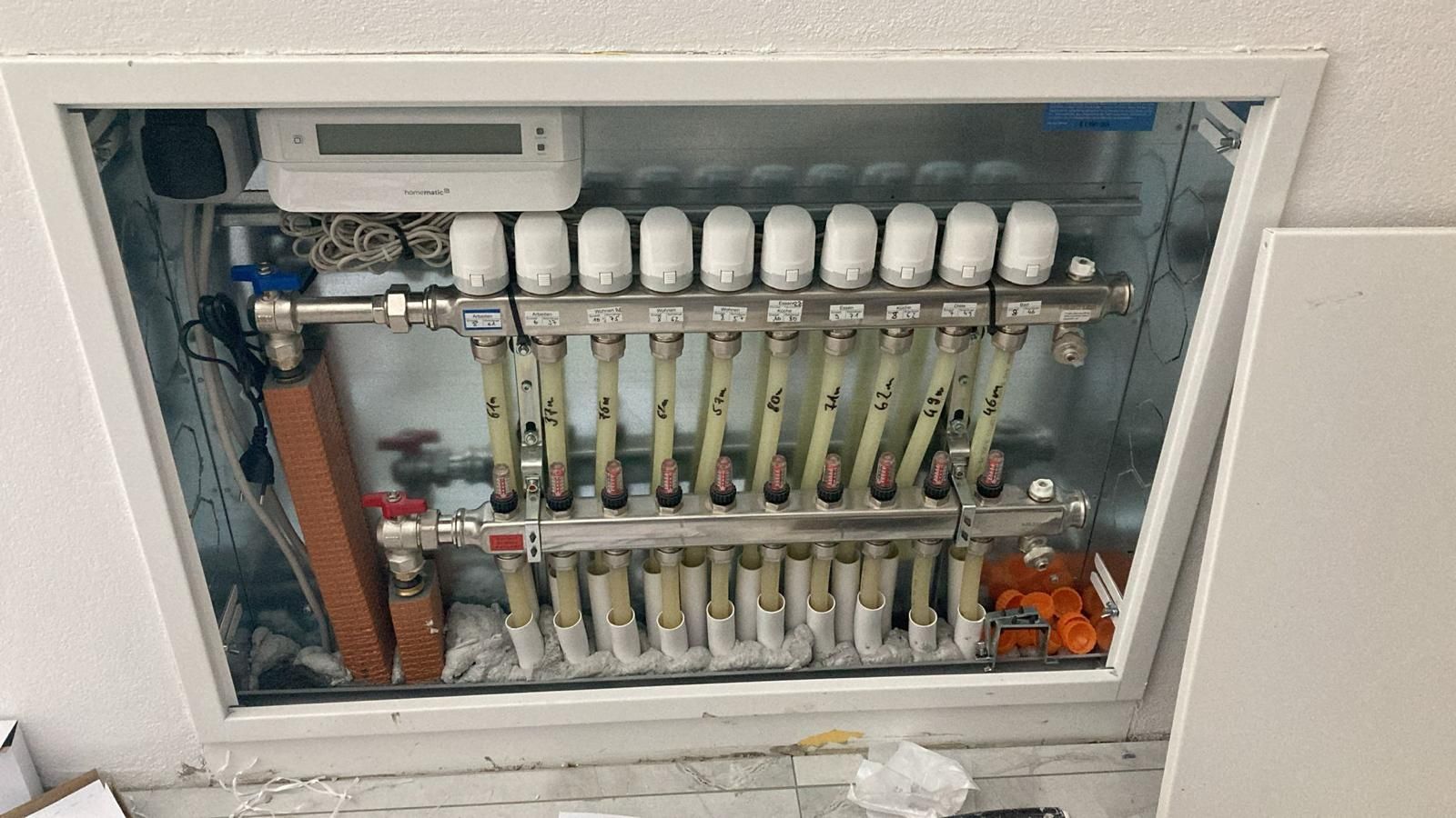 A room with a lot of electrical equipment in it