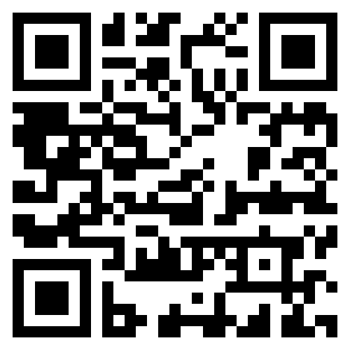 QR code, black and white matrix, encoding data.