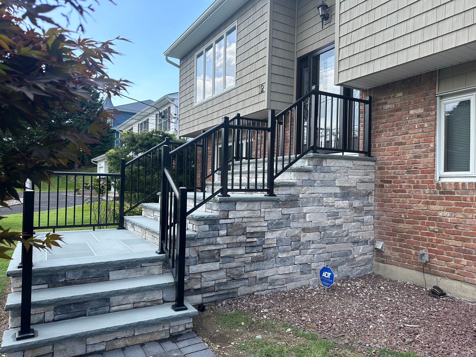 Stone Stoop Stairs in Hicksville, NY
