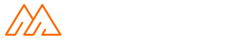 The letter m is shown in orange on a white background.