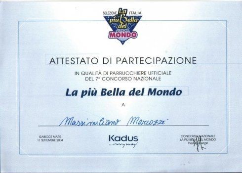Certificate of participation for