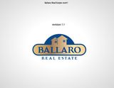 Ballaro Real Estate logo: Gold and blue design featuring a house icon over the company name.