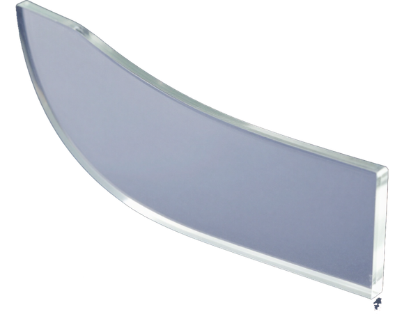Profilo sagomato su plexiglass trasparente