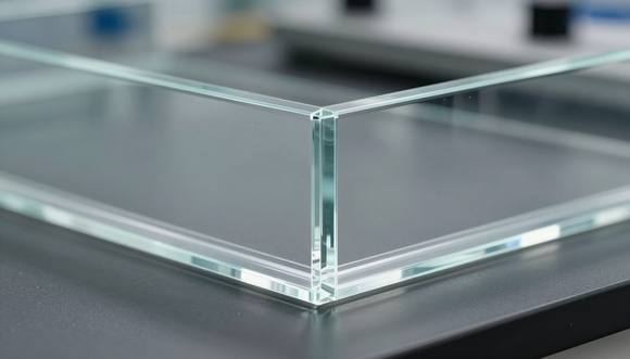 Profilo sagomato su plexiglass trasparente