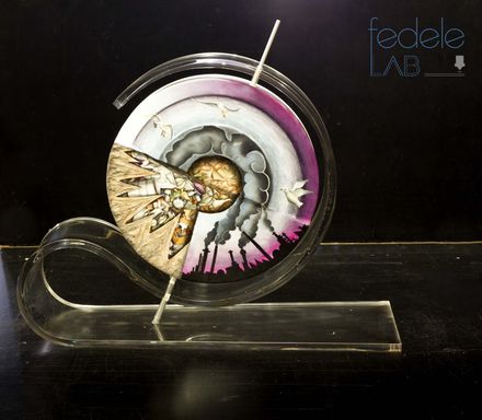 Componente tecnico in plexiglass