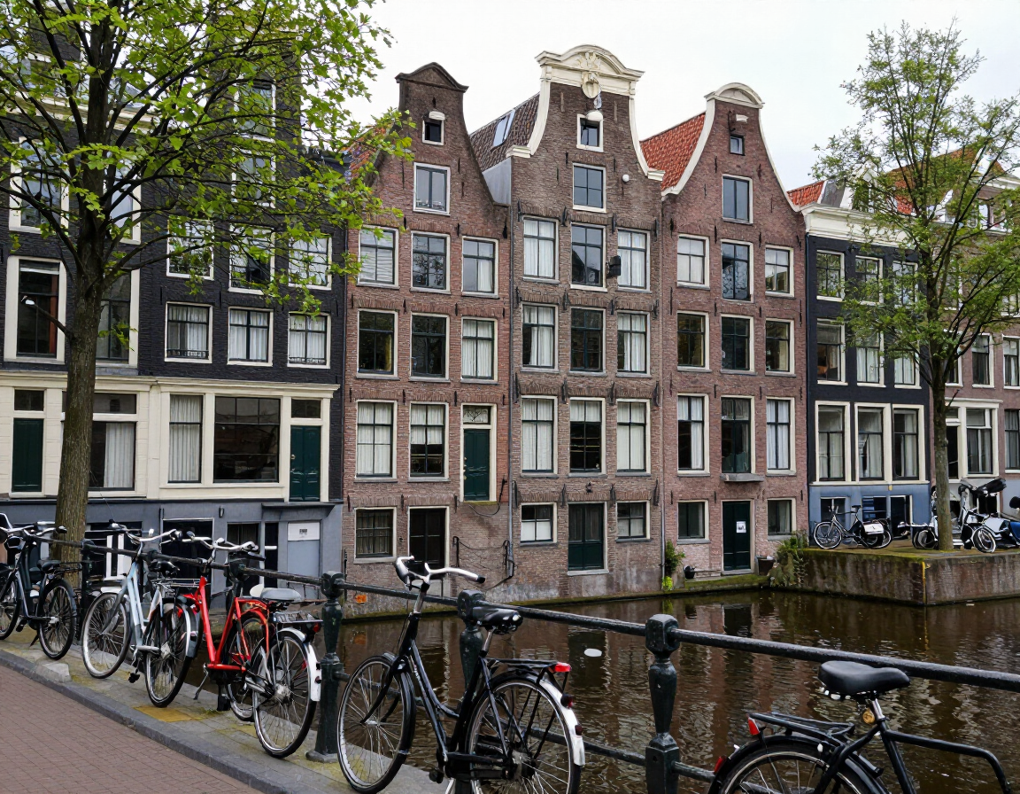 Amsterdam canal houses