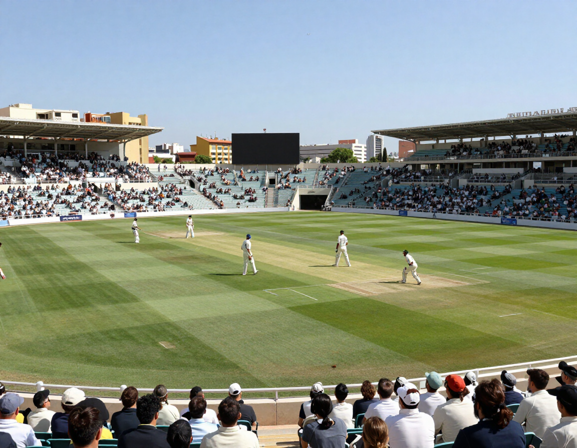Cricket match in Barcelona