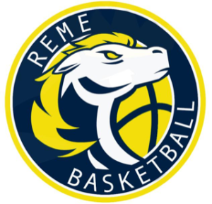 REFE Basketball logo with a white fox head and yellow basketball on a navy circle