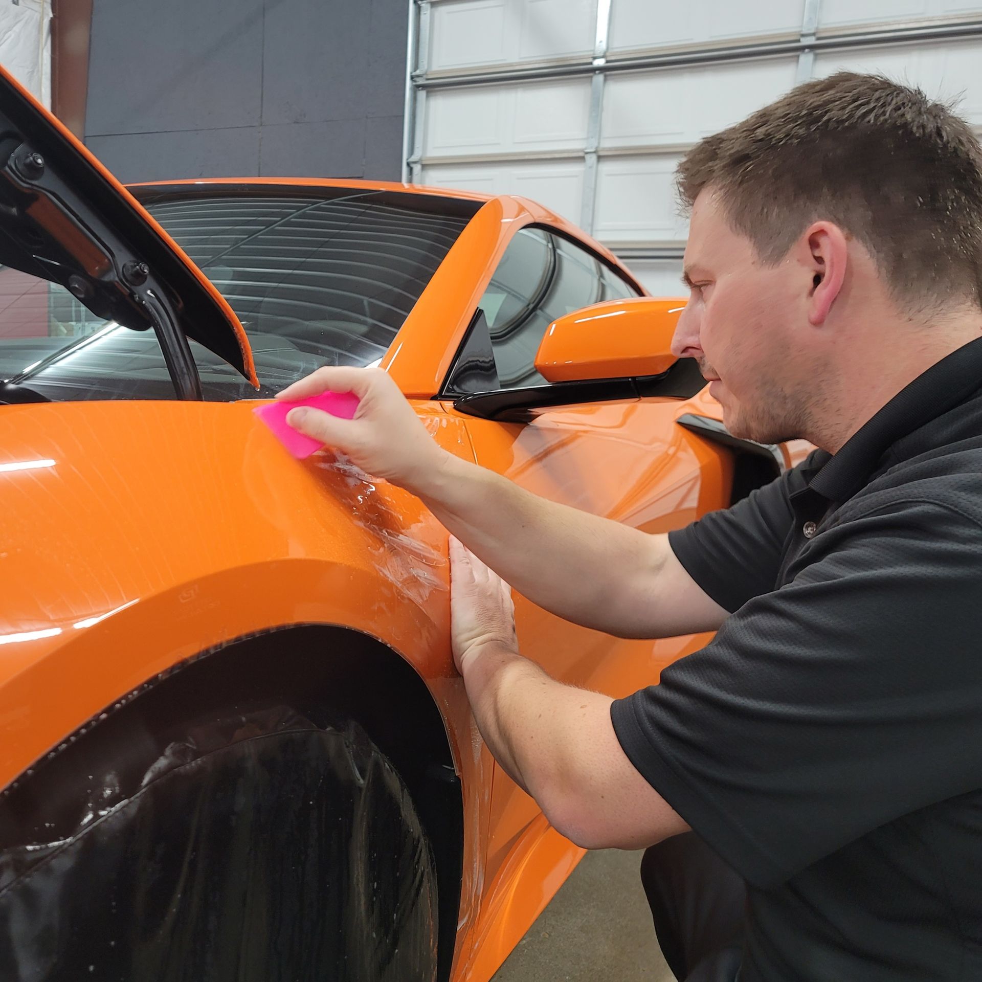 paint protection film orange car