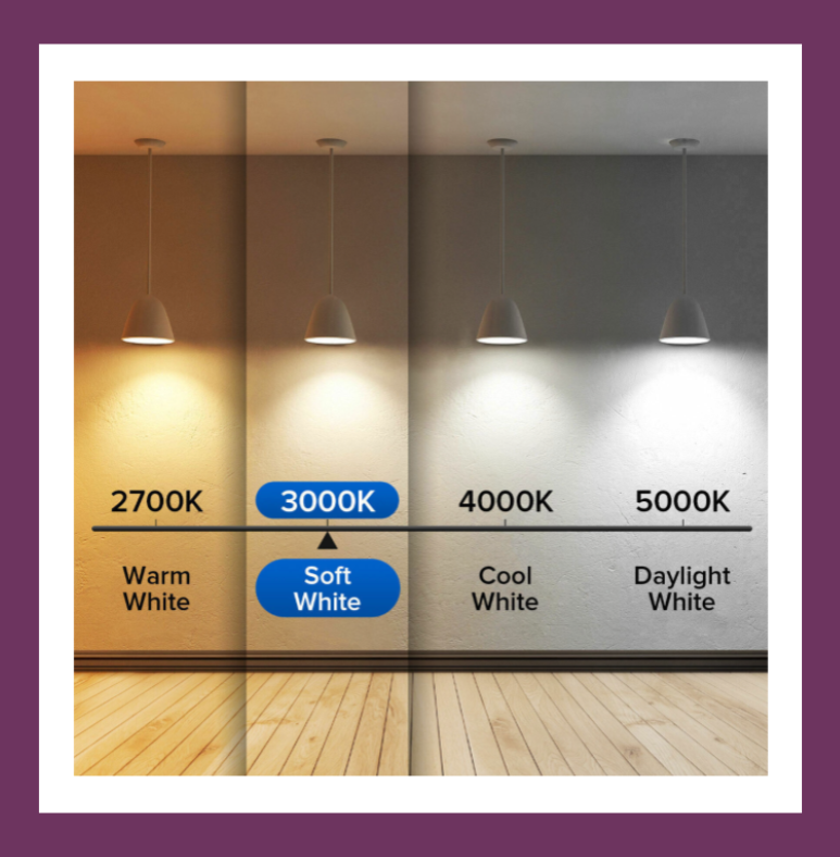 A diagram showing the different shades of light