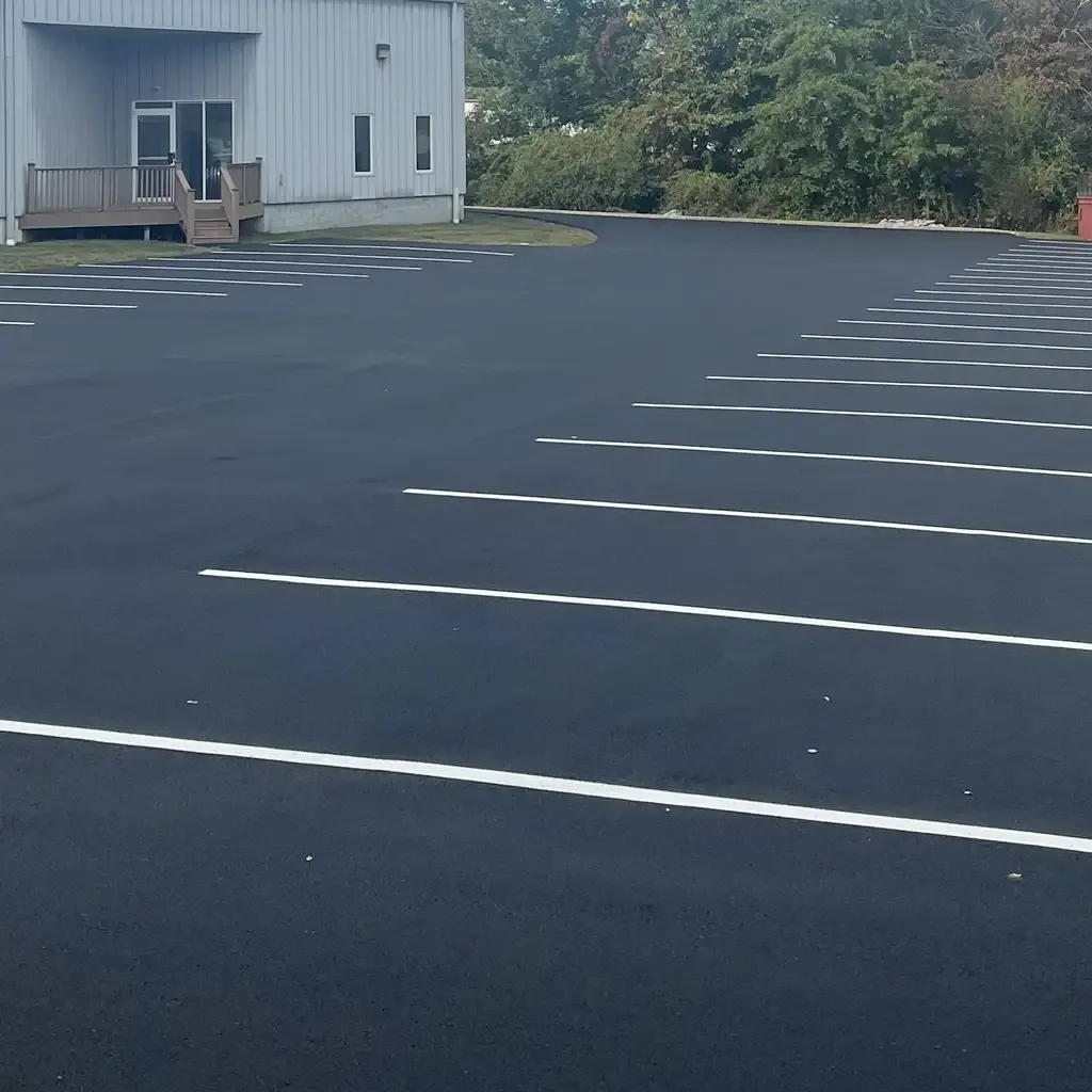 Asphalt Parking Lot, Blake's Paving Asphalt parking lot paving, Blake's Paving, West Chester, Chester County, PA.