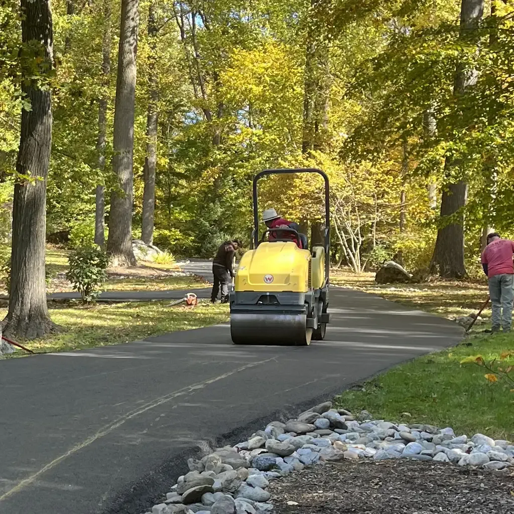 Asphalt Paving, Blake's Paving Asphalt road path paving, Blake's Paving, West Chester, Chester County, PA.