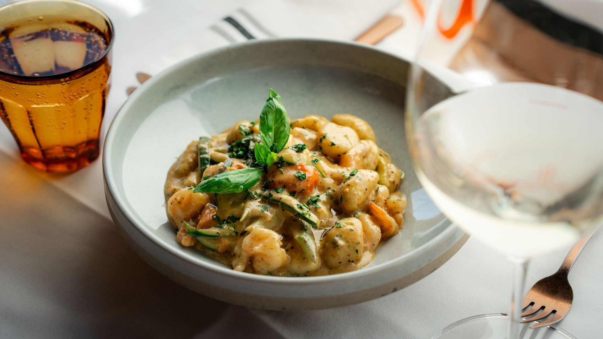 Italian drinks and fresh pasta in a small South Yarra room near Prahran and Toorak.