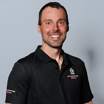 Maxime Lagrange, contremaître chez Constructions LDM.
