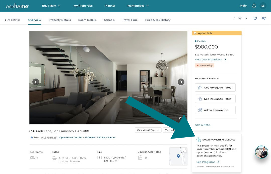 Onehome Product Page