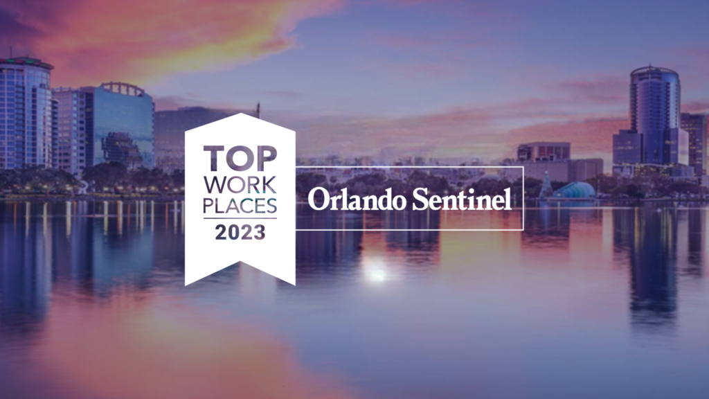 The orlando sentinel has named orlando sentinel as one of the top work places in the world.