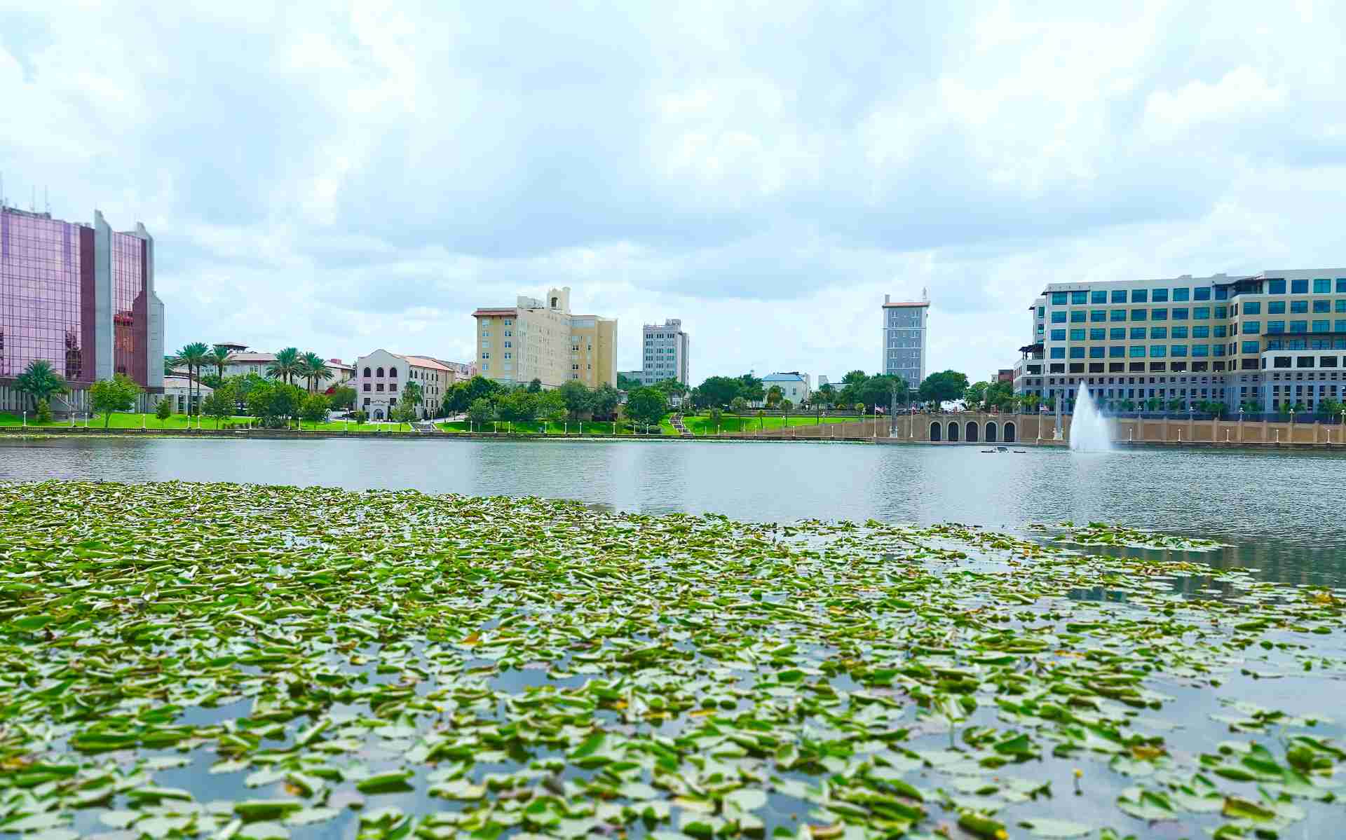 lake mirror in lakeland, florida