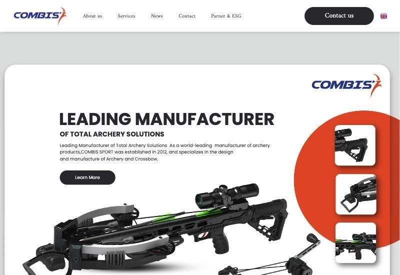 經緯度企業 COMBIS SPORT官網畫面