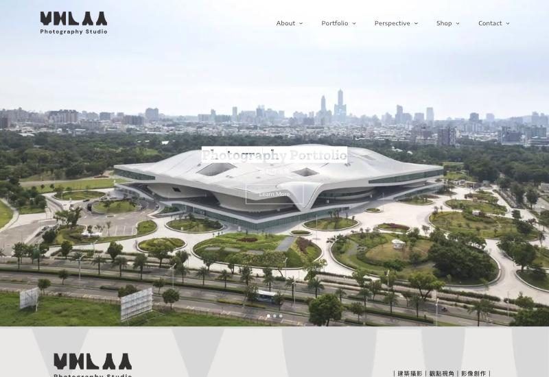 YHLAA 攝影工作室官網畫面