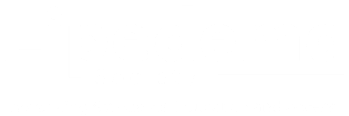 Logo for Lipedema Society: dark purple text,