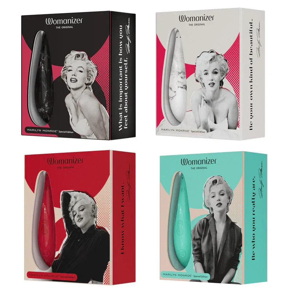 Four Different Boxes With Marilyn Monroe On Them — MINXxx Sensual Erotic Boutique in Central Coast, NSW